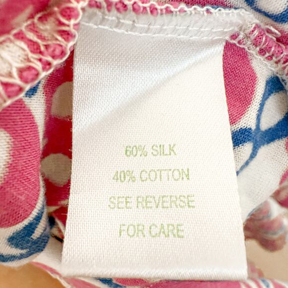 Lilly Pulitzer Twyla Bell Sleeve Knee Length Dress Pink Blue Womens Size XS - Picture 5 of 6